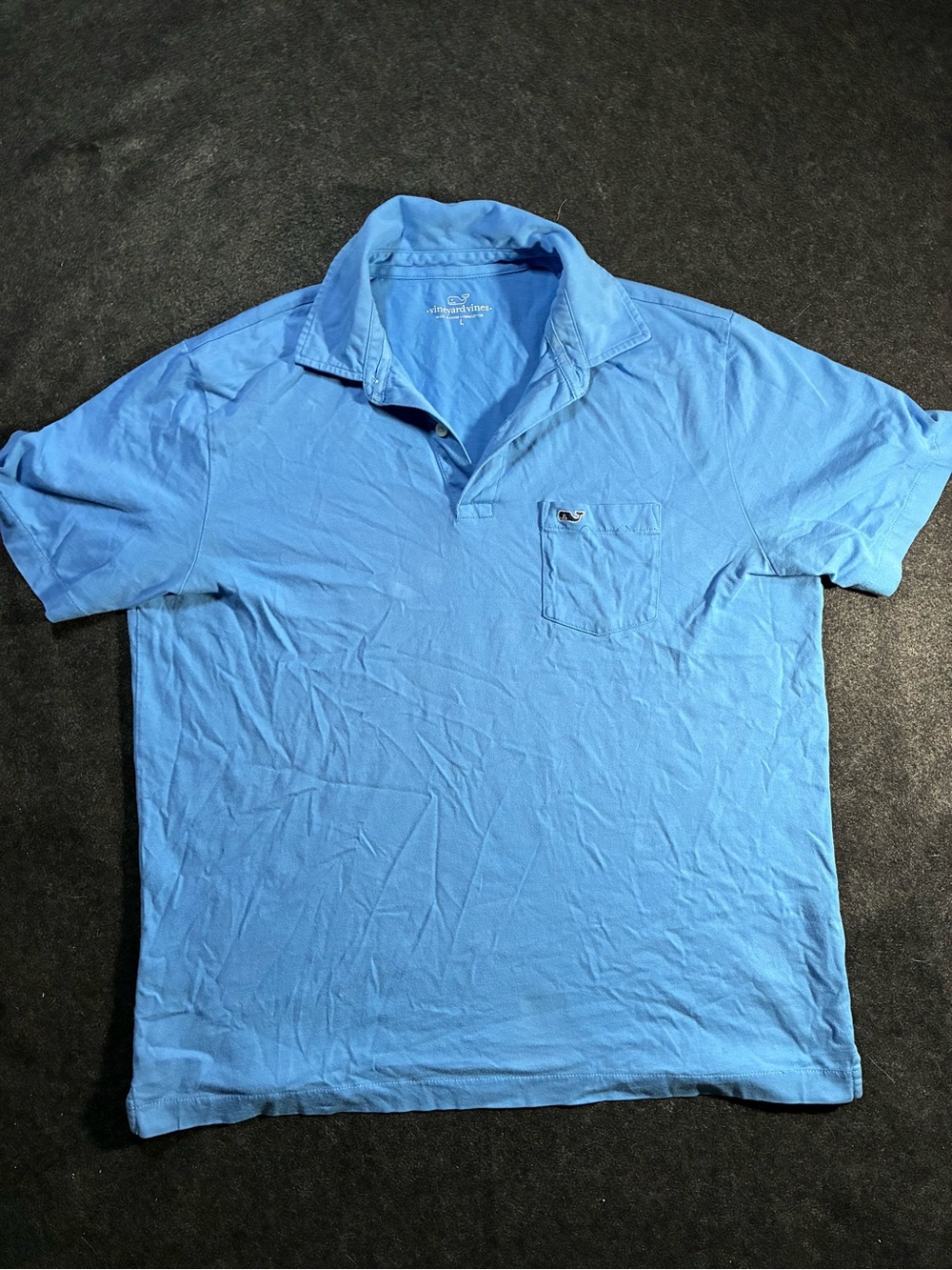 Vineyard Vines Men's Short-Sleeve Polo - Light Blue
